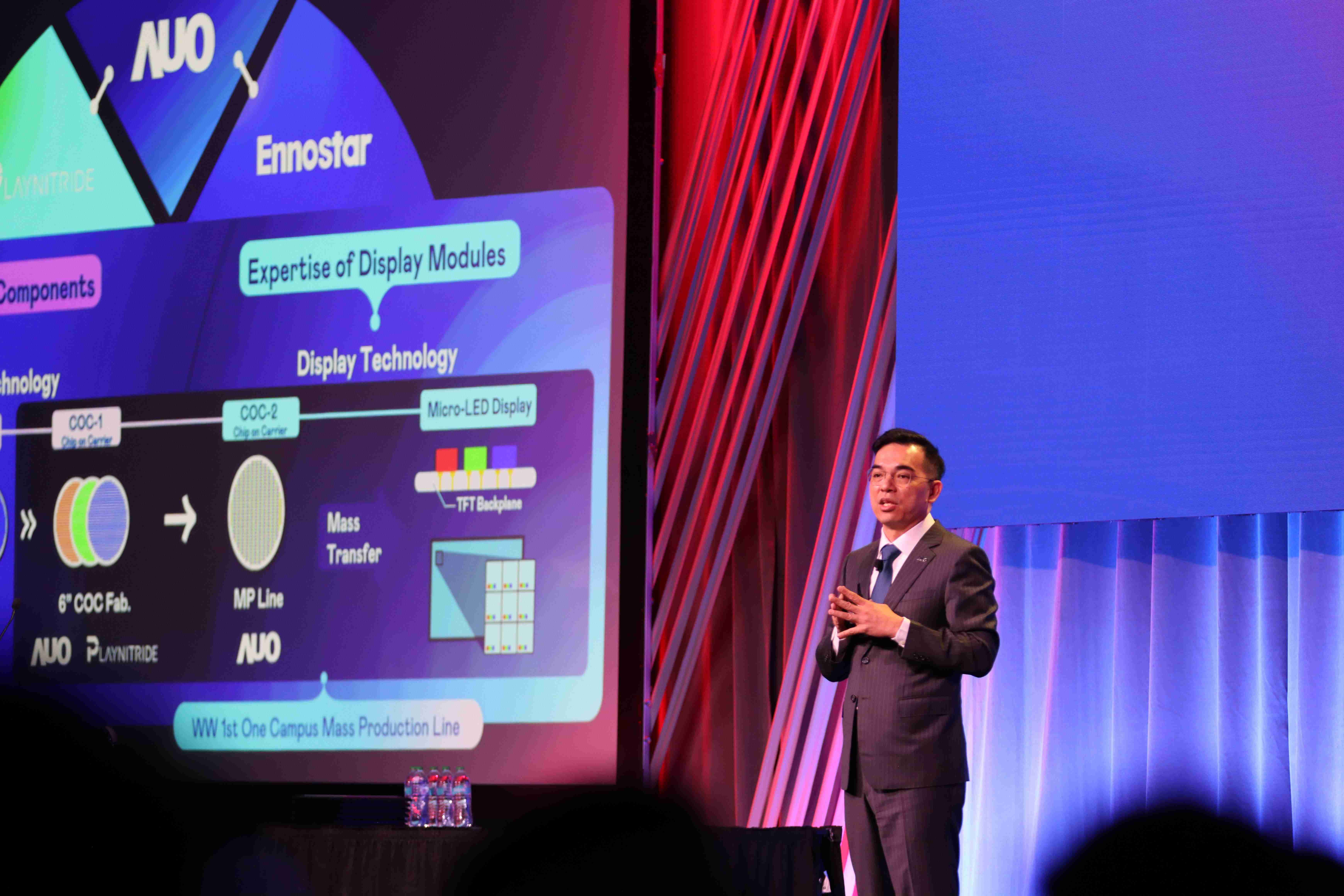 2025 SID显示周登场，，，巨星国际光电执行长暨总经理柯富仁博士以〝Redefining Displays: Inspiring New Possibilities〞发表主题演说，，，，带领巨星国际以智能显示解决方案先驱，，透过AI赋能，，重塑显示的视觉创新体验